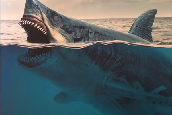 Xếp thứ nhất chính là siêu cá mập Megalodon (C. megalodon) là một trong những quái vật săn mồi có xương sống lớn nhất trong lịch sử. Megalodon tung hoành trong biển cả từ khoảng 28 triệu cho đến khoảng 1,6 triệu năm trước, khi chúng bị xóa sổ trong cuộc tuyệt chủng Pleistocen.