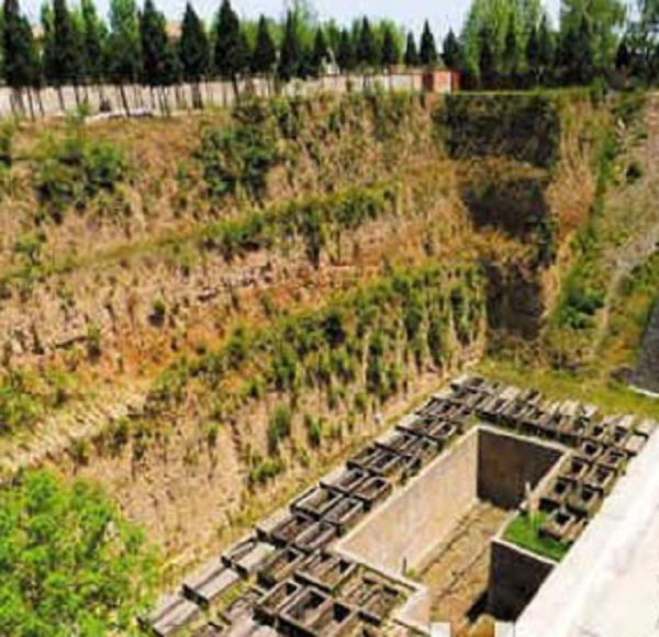 Mộ địa vừa mở ra khiến ai nấy đều không khỏi sững sờ. Những bộ hài cốt dày đặc tầng tầng lớp lớp xếp cùng một chỗ. Tư thế đau khổ, bộ dạng dữ tợn, nhìn qua thậm chí còn tưởng tượng ra cảnh những hài cốt này mắt đang trợn trừng trắng dã.