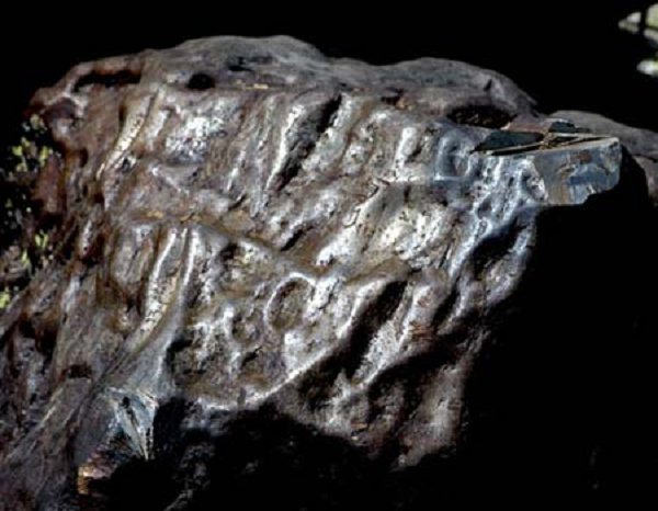 Mỗi mảnh thiên thạch đều là độc nhất vô nhị vì vậy chúng trở thành sản phẩm phù hợp để mang ra đấu giá. Khối thiên thạch sắt trên nặng tới 281 kg; chiều dài là 113 cm, chu vi trung bình là 76,67 cm. Thành phần của nó bao gồm 99,32% sắt và 0,01% là niken.