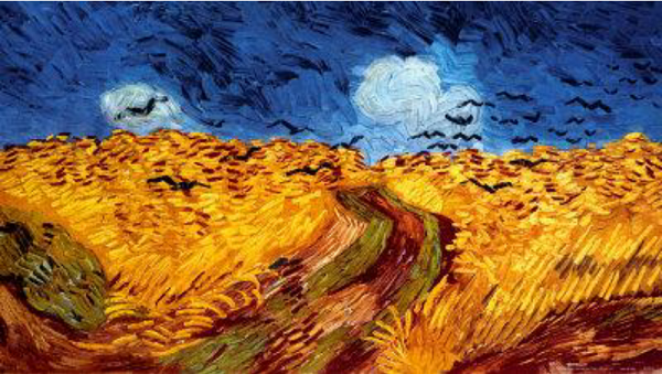 Trong kiệt tác cuối cùng “Wheatfield with Crows” (tựa Việt: Cánh đồng lúa mì quạ bay), đại danh họa Van Gogh đã miêu tả lại chính nơi mà ông tự sát.