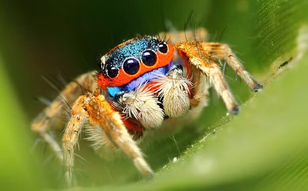 Khác với những loài nhện giăng tơ bẫy côn trùng khác, những con nhện nhảy Portia là loài săn mồi chứ không chịu ngồi yên một chỗ chờ đợi. Và mục tiêu của chúng đôi khi chính là những con nhện khác.