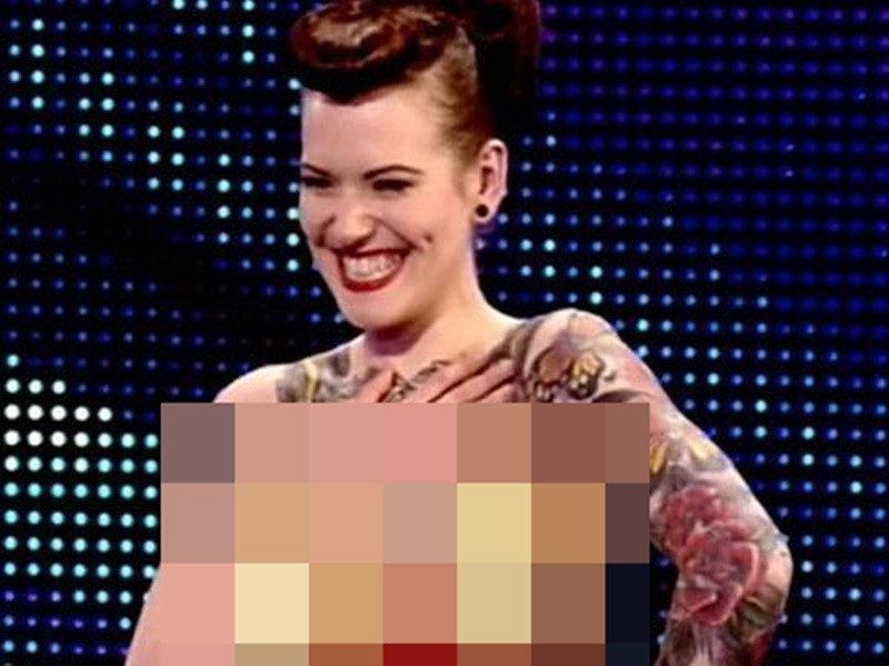 Màn cởi áo của thí sinh Britain's Got Talent bị ném đá dữ dội. Ảnh: Vietnamnet