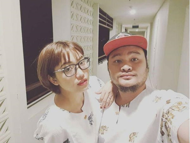 Lương Minh Trang vì bức xúc những đồn đoán từ cư dân mạng về chuyện tình cảm đã ám chỉ Vinh Râu không biết cách bảo vệ người cũ. Sau này, chia sẻ trên Dân Việt, Lương Minh Trang cho biết, cô hiểu Vinh Râu do hiền lành nên dù đau khổ, anh không chọn cách lên mạng để bảo vệ vợ cũ. Nữ ca sĩ xin lỗi chồng cũ vì cô đã nóng giận. Ảnh: Vietnamnet