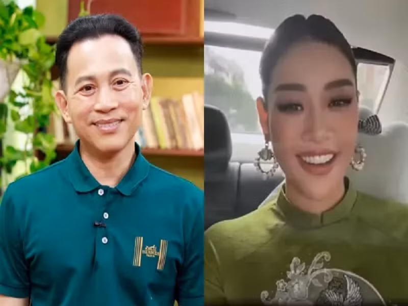 Một trong những học trò của Hữu Tiến là Hoa hậu Hoàn vũ Việt Nam 2019 Khánh Vân. Ảnh: Vietnamnet