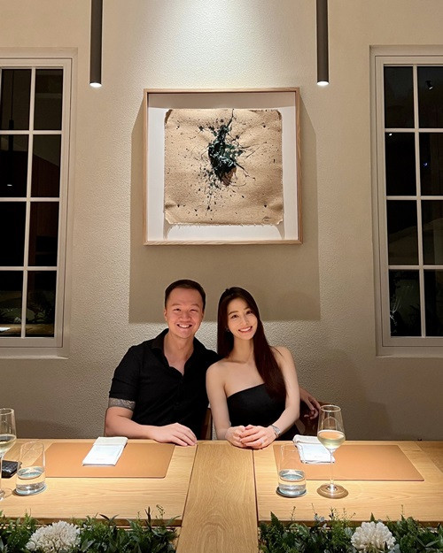 Diễm My có những buổi hẹn hò lãng mạn cùng Vinh Nguyễn.