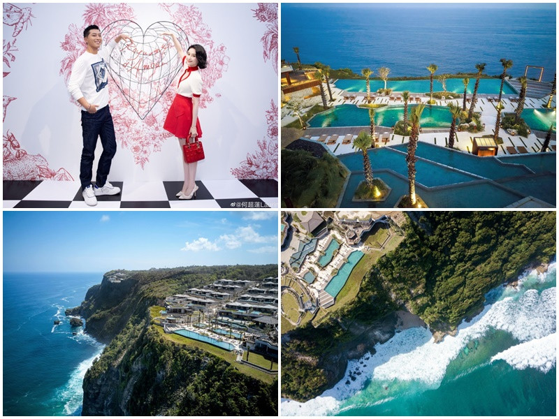 Theo Zing, đám cưới của Hà Siêu Liên và Đậu Kiên sẽ diễn ra vào ngày 19/4 ở đảo Bali (Indonesia). Nơi tổ chức hôn lễ của cặp đôi là khách sạn 5 sao, tầm nhìn đẹp. Ảnh: Zing