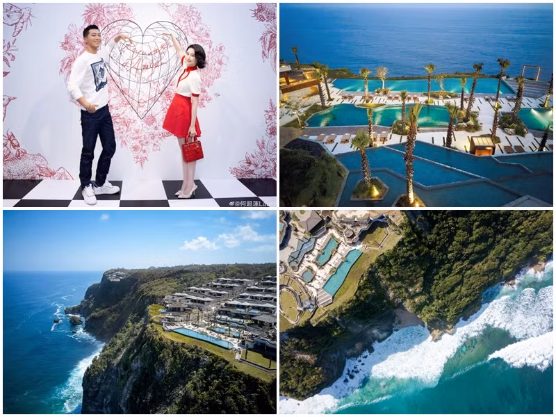 Theo Zing, đám cưới của Hà Siêu Liên và Đậu Kiên sẽ diễn ra vào ngày 19/4 ở đảo Bali (Indonesia). Nơi tổ chức hôn lễ của cặp đôi là khách sạn 5 sao, tầm nhìn đẹp. Ảnh: Zing