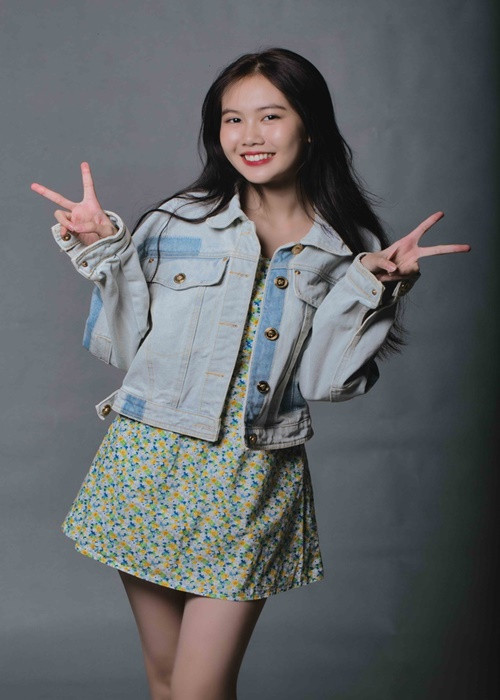 Theo Người lao động, ở tuổi 17, Bảo An thích hát teen pop về tình yêu trong sáng tuổi học trò. Ảnh: Người lao động