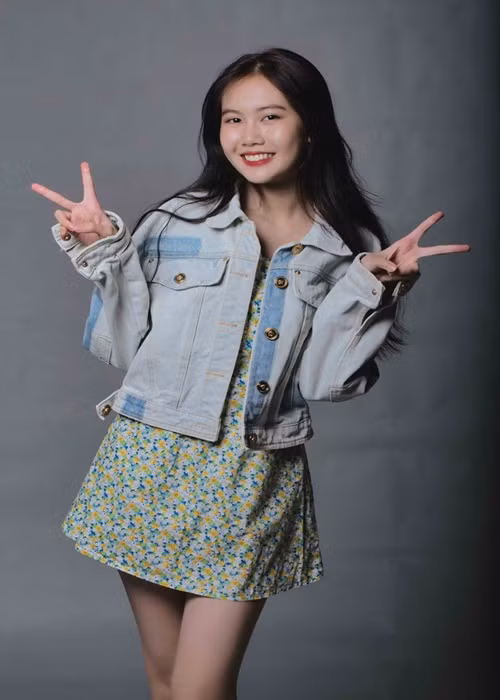 Theo Người lao động, ở tuổi 17, Bảo An thích hát teen pop về tình yêu trong sáng tuổi học trò. Ảnh: Người lao động