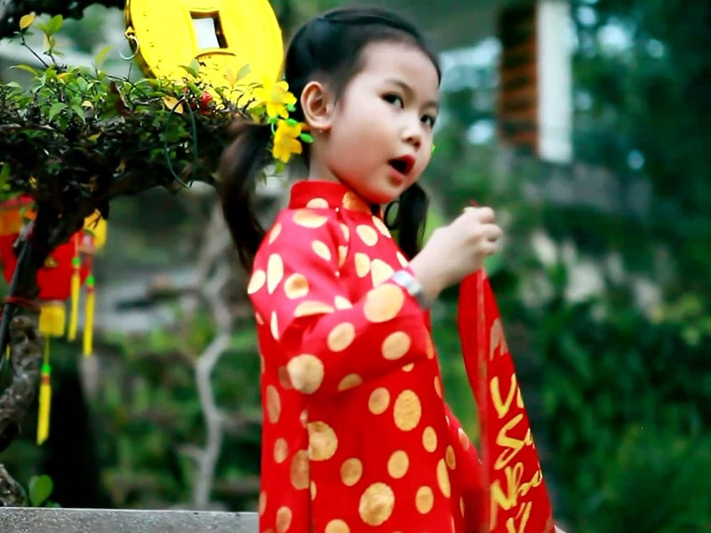 Bảo An sinh năm 2006, mê hát từ năm 3 tuổi. Sự nghiệp ca hát của cô nhóc bắt đầu từ năm 5 tuổi. Ảnh: Dân Việt