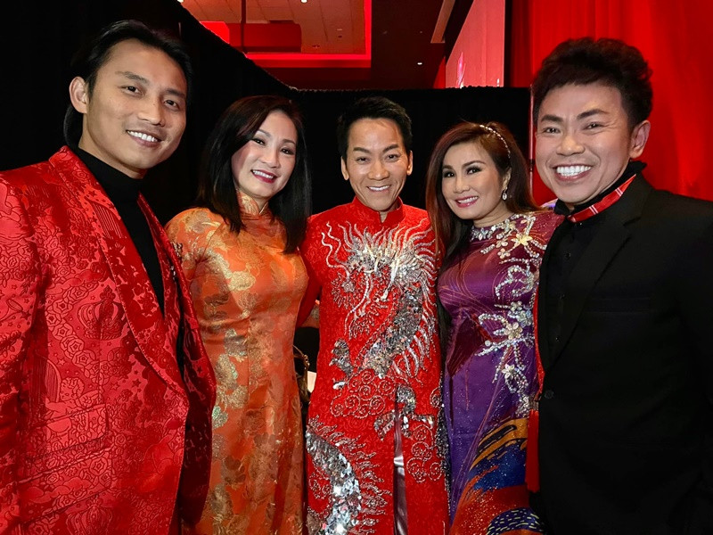 Nữ diễn viên hoạt động nghệ thuật ở Mỹ và Việt Nam. Ảnh: FBNV