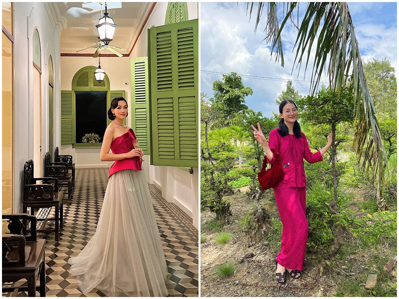 Nàng hậu khi sang chảnh lúc lại giản dị hết mức. Ảnh: FBNV