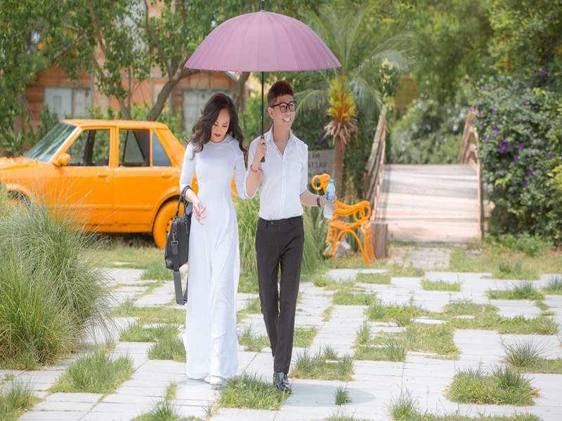 Trong cuộc phỏng vấn với Dân Trí, Kim Ngân cho biết, cô không trách chồng về điều tiếng bên ngoài. Ảnh: Arttimes