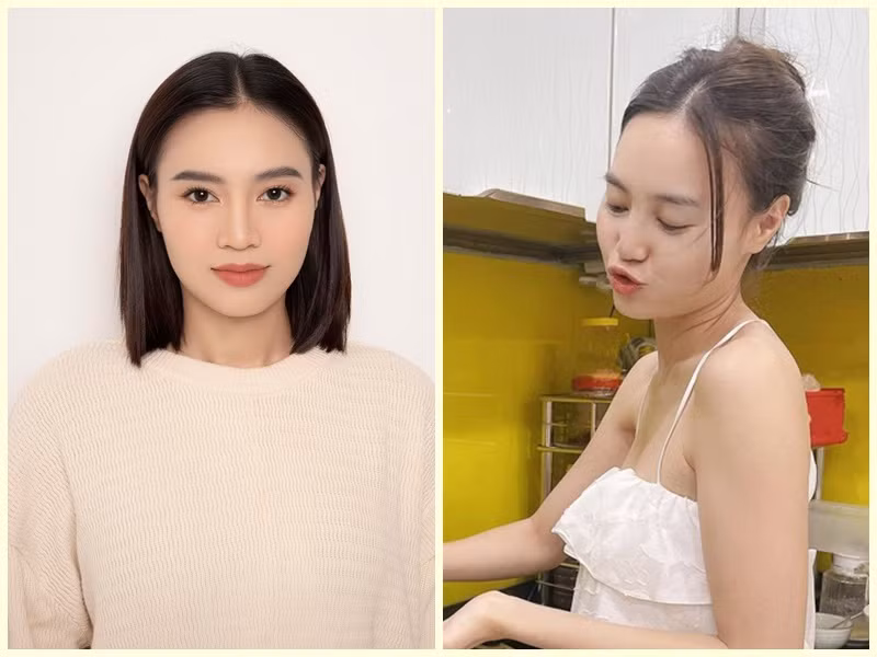 Ở đời thường, Ninh Dương Lan Ngọc thường xuyên để mặt mộc hoặc chỉ trang điểm nhẹ. Ảnh: FBNV