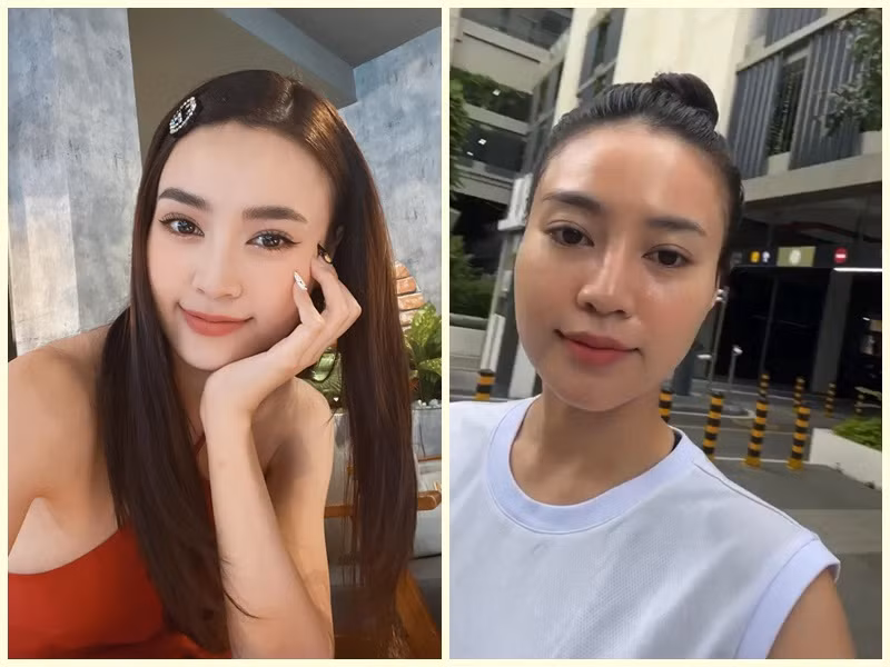 Gương mặt mộc của Lan Ngọc được đánh giá cao nhờ vẻ tươi tắn, làn da mịn màng. Ảnh: FBNV