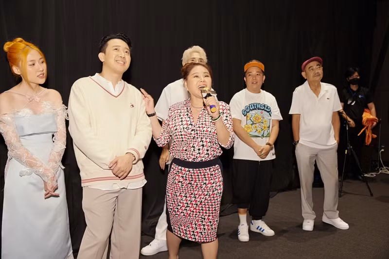 Hoàng Mèo từng đóng phim “Bố già” và “Nhà bà nữ” của Trấn Thành. Ảnh: FBNV