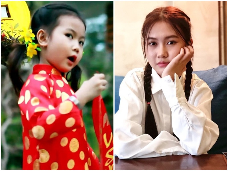 Sinh năm 2006, Bảo An nổi tiếng ngay từ khi còn nhỏ với loạt bài hát như “Xúc xắc xúc xẻ”, “Mẹ ơi tại sao”, "Bé chút chít". Những năm qua, Bảo An vừa đi hát, đóng phim, làm MC. Ảnh: Dân Việt, Vietnamnet