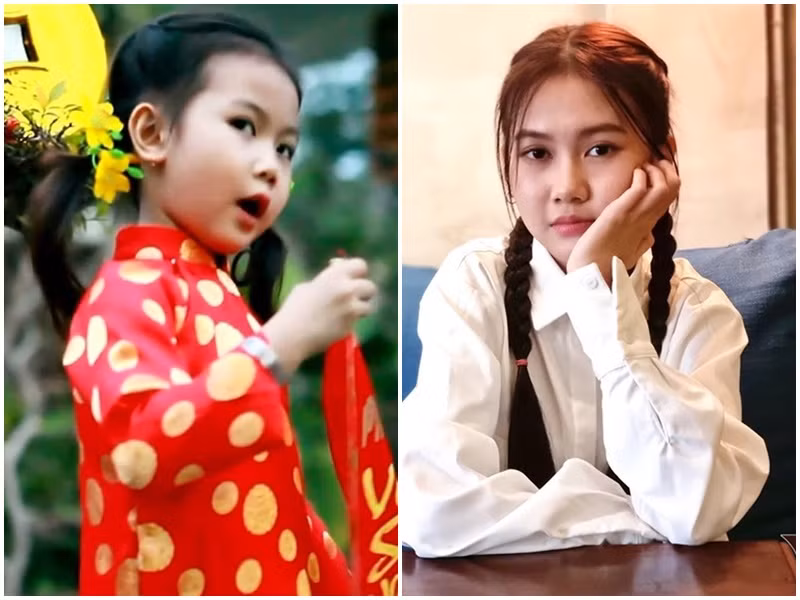 Sinh năm 2006, Bảo An nổi tiếng ngay từ khi còn nhỏ với loạt bài hát như “Xúc xắc xúc xẻ”, “Mẹ ơi tại sao”, "Bé chút chít". Những năm qua, Bảo An vừa đi hát, đóng phim, làm MC. Ảnh: Dân Việt, Vietnamnet