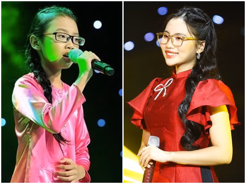 Năm 2013, Phương Mỹ Chi trở thành á quân Giọng hát Việt nhí. Sau cuộc thi, giọng ca “Quê em mùa nước lũ” liên tục chạy show. Phương Mỹ Chi hiện tại vừa đi hát vừa làm CEO một công ty giải trí. Ảnh: Đời sống pháp luật, FBNV