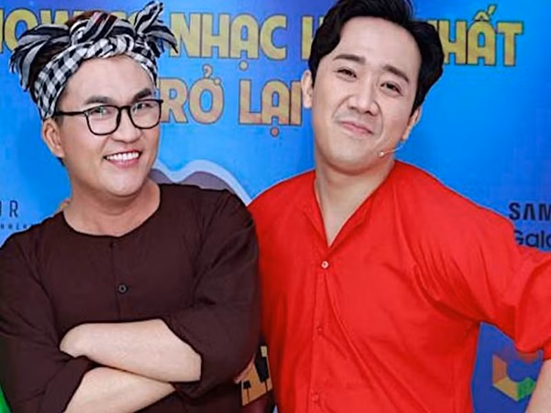 Mới đây, thông tin Đại Nghĩa thay Trấn Thành làm giám khảo Siêu tài năng nhí mùa 4 được nhà sản xuất công bố. Trấn Thành rời gameshow sau 3 mùa. Ảnh: Vietnamnet