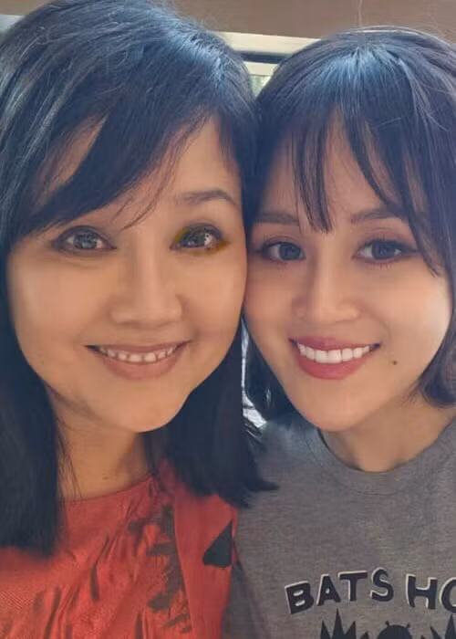 Anh cuoi cua con gai Thu Uyen “Nhu chua he co cuoc chia ly”