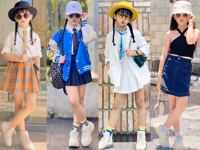 Khi Thùy Linh làm diễn viên, người mẫu chí, mẹ của cô nhóc làm quản lý kiêm tài xế cho con gái.