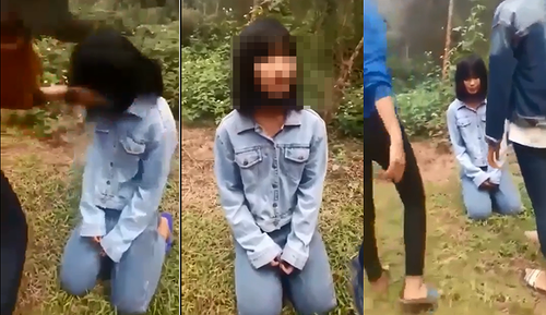 Nhà trường sau đó đã gọi các nữ sinh này lên làm việc, nguyên nhân nữ sinh bị đánh được nhóm nữ sinh đánh bạn khai nhận do nạn nhân tung tin 1 bạn trong nhóm có bầu. Bức xúc vì bị vu khống, nhóm nữ sinh này đánh bạn rồi quay clip rằn mặt. Cuối cùng, nhóm nữ sinh bị trường kỷ luật.