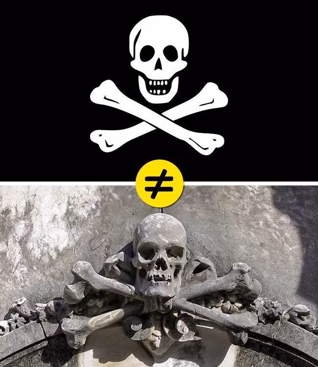 Một trong những ý nghĩa phổ biến nhất của biểu tượng đầu lâu và xương vắt chéo đó là ý nghĩa thể hiện sự nguy hiểm, độc hại và cấm đến gần. Đây còn là biểu tượng của sự chết chóc, đau thương.