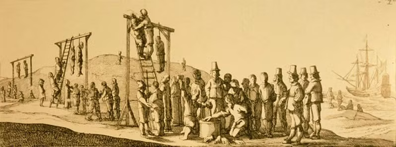 Theo đó, những kẻ sát hại những hành khách khác bị bắt giữ rồi đem ra xét xử trước khi bị treo cổ ngay tại đảo trên hoặc được đưa về Batavia thực hiện bản án tử hình.