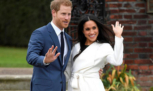 Theo dự kiến, hoàng tử Harry sẽ kết hôn với nữ diễn viên người Mỹ Meghan Markle diễn ra vào mùa xuân 2018. Ảnh: Reuters.