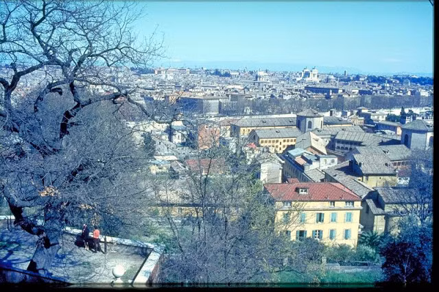 Thành Rome nhìn từ trên cao.