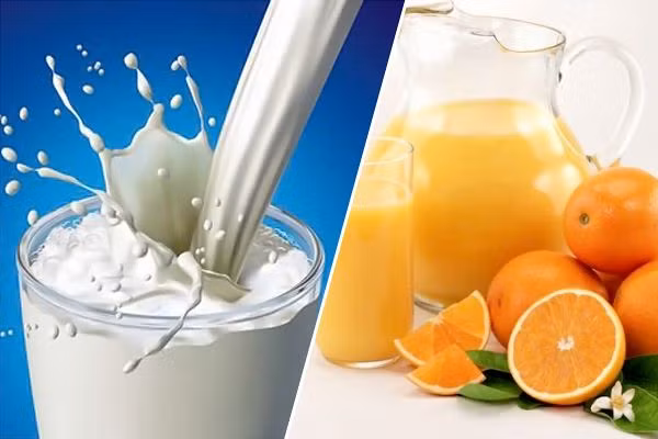 Nguyên nhân bởi protein trong sữa sẽ phản ứng với axit tartaric và vitamin C có trong cam. Nó không chỉ ảnh hưởng đến quá trình tiêu hóa và hấp thụ thức ăn mà còn có thể gây ra tình trạng chướng bụng, đau bụng, tiêu chảy…Thậm chí, ăn kiểu này có thể gây nguy hiểm tính mạng nếu không được chữa trị kịp thời.
