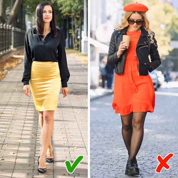 Váy bút chì. Kiểu váy bút chì cổ điển rất lý tưởng để tạo điểm nhấn vùng eo, làm nổi bật thân hình đồng hồ cát của các chị em. Độ dài lý tưởng cho váy bút chì là dưới gối vài cm. Thiết kế giúp tạo hiệu ứng thị giác kéo dài đôi chân, nhất là khi kết hợp với giày cao gót. (Ảnh: Brightside)