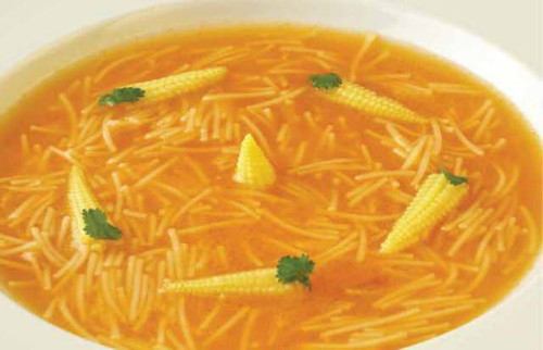 Mì sopa de fideo Mexico là một loại mì sợi ngắn, mỏng và khá phổ biến ở quốc gia này. Mì fideo có nhiều công thức nấu ăn khác nhau nhưng thường được chiên qua trong dầu trước khi cho vào nước dùng. Nước dùng mì được chế từ gà, cà chua, rau mùi và tỏi, ớt. Ảnh: unileverfoodsolutions