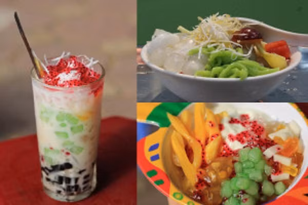 Chè Thái khi về Việt nam đã được biến tấu khá nhiều để phù hợp với hương vị và sở thích của mọi người. Tuy nhiên về cơ bản món chè vẫn giữ được những hương vị đặc trưng, riêng biệt vốn có của món ăn vặt xứ chùa vàng này. Thay vì đi ra ngoài để có thể thưởng thức món ăn này, các bạn cũng có thể tự làm chè Thái tại nhà với quy trình nấu đơn giản mà vẫn không kém phần hấp dẫn. (Ảnh: dulichthailan.travel).