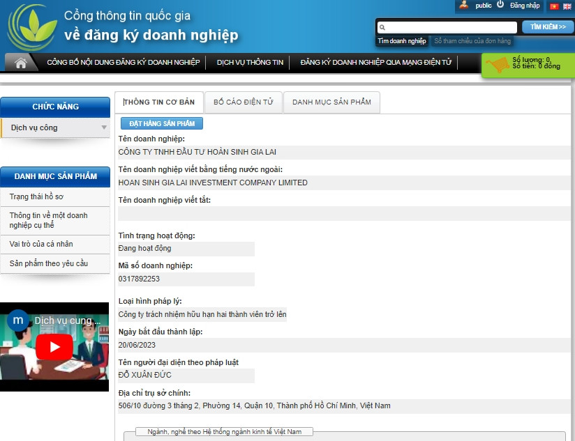 Hồ sơ DN 4 tháng tuổi mua khách sạn Hoàng Anh Gia Lai của bầu Đức - Hình 2 Ho so DN 4 thang tuoi mua khach san Hoang Anh Gia Lai cua bau Duc-Hinh-2