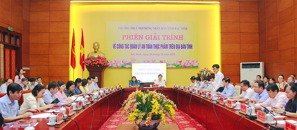 Bắc Ninh: Nhiều vấn đề “nóng” trong quản lý ATTP được làm rõ Bac Ninh: Nhieu van de “nong” trong quan ly ATTP duoc lam ro