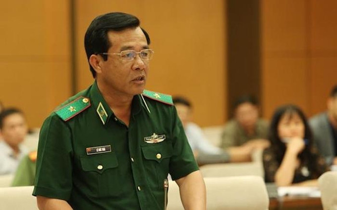 Thiếu tướng Lê Đức Thái đã trở thành Tư lệnh thứ 14 của Bộ đội Biên phòng Việt Nam (trước đây là Công an Nhân dân vũ trang); đến khi giữ chức Tư lệnh, ông đã trải qua 36 năm quân ngũ và cống hiến trong lực lượng quân hàm xanh. Ảnh: TTXVN.