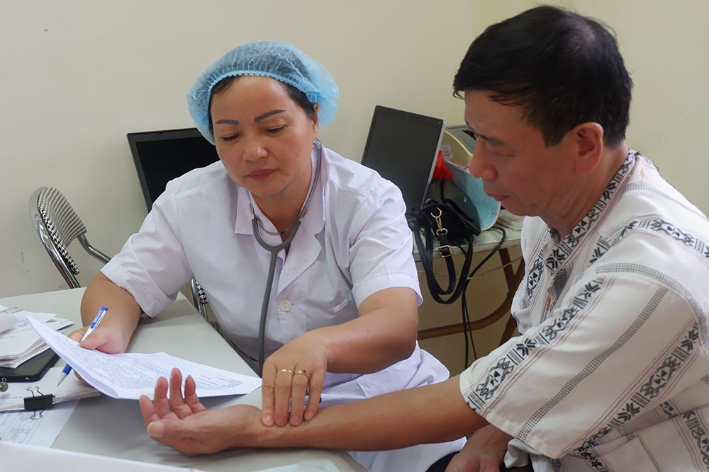 Những bệnh nhân có yêu cầu đi xét nghiệm máu để xác định hàm lượng thủy ngân sẽ được viết giấy giới thiệu đến Bệnh viện Đa khoa Xanh Pôn.