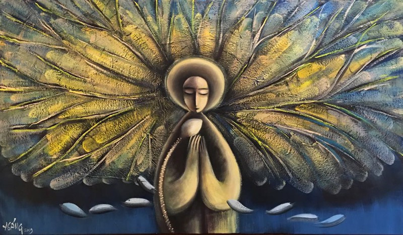 Hoa si Hoang A Sang: Duoc ve moi ngay la mot an hue, su may man cua cuoc song ban tang-Hinh-3