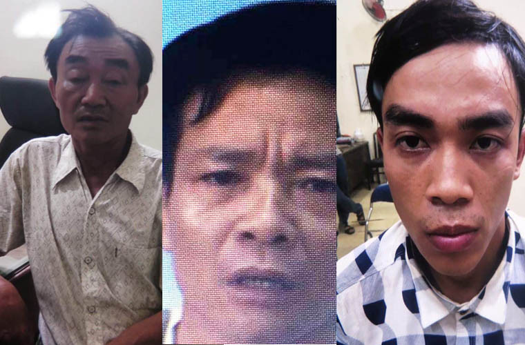 Các đối tượng trong vụ khủng bố trụ sở công an phường 12 bị bắt giữ.