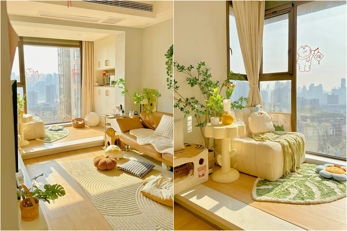 Căn hộ 47m2 ấm cúng "cưng xỉu" của cô gái trẻ - Hình 6 Can ho 47m2 am cung