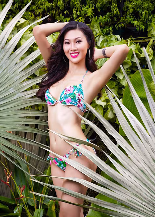 Diệu Ngọc có khá nhiều lợi thế khi trở lại ở mùa thi thứ hai. Cô có độ chín của nhan sắc và chỉ số hình thể hoàn hảo. (Ảnh: Facebook Diệu Ngọc) 