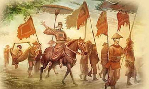 Trạng nguyên Mạc Đĩnh Chi nổi tiếng qua những câu chuyện đi sứ. Ảnh minh họa: Truyện xưa tích cũ.