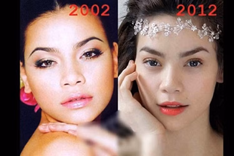 10 năm nhìn lại, Hà Hồ "lột xác" thành một mỹ nhân hàng đầu showbiz. 