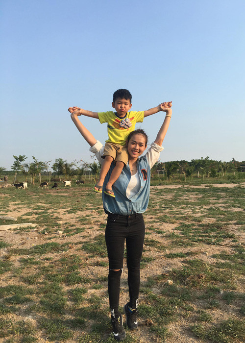 Diệp Bảo Ngọc và con trai đã có những trải nghiệm đầy ý nghĩa bên nhau trong chương trình.