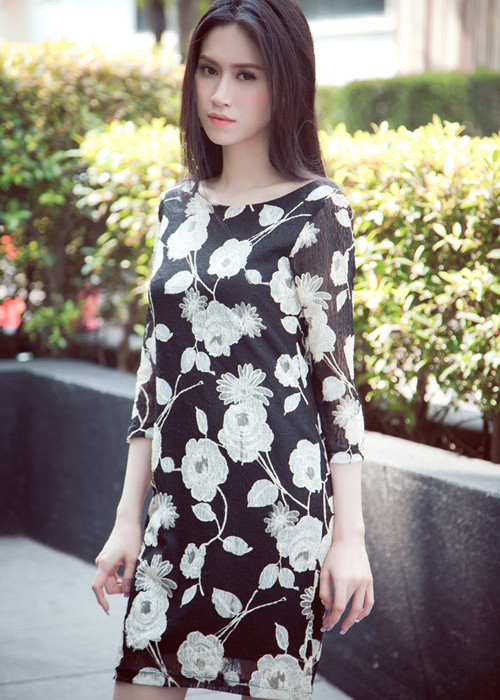 Sau khi giành vương miện Hoa hậu Đông Nam Á 2014, người đẹp gốc Tiền Giang không “tấn công” showbiz Việt. (Ảnh: Tiền Phong) 