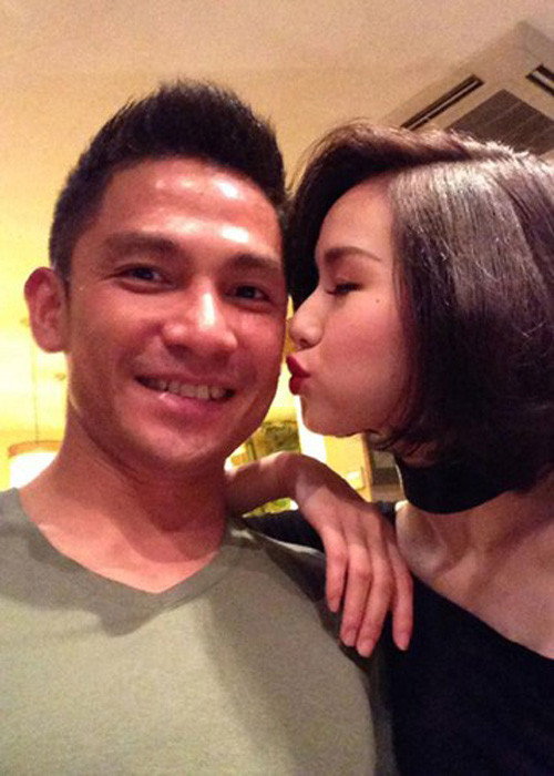 Đăng tải ảnh chụp chung với vợ, doanh nhân trẻ Ngọc Thành công khai bày tỏ tình yêu dành cho người bạn đời. Anh viết: “My love. I love you” (Tạm dịch: Tình yêu của anh. Anh yêu em). (Ảnh: Facebook Ngọc Thành)