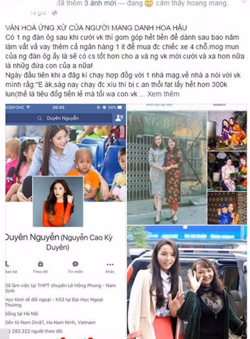 Và việc vợ của người lái taxi "tố" mẹ con Kỳ Duyên đã có thái độ thô lỗ cũng chỉ nhận được sự giải thích từ... mẹ của Hoa Hậu.