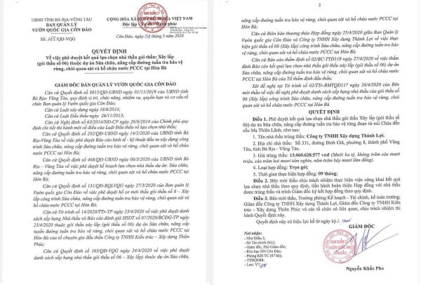 BR-VT: Cong ty Thanh Loi va cac goi thau tien ty tai Con Dao-Hinh-4